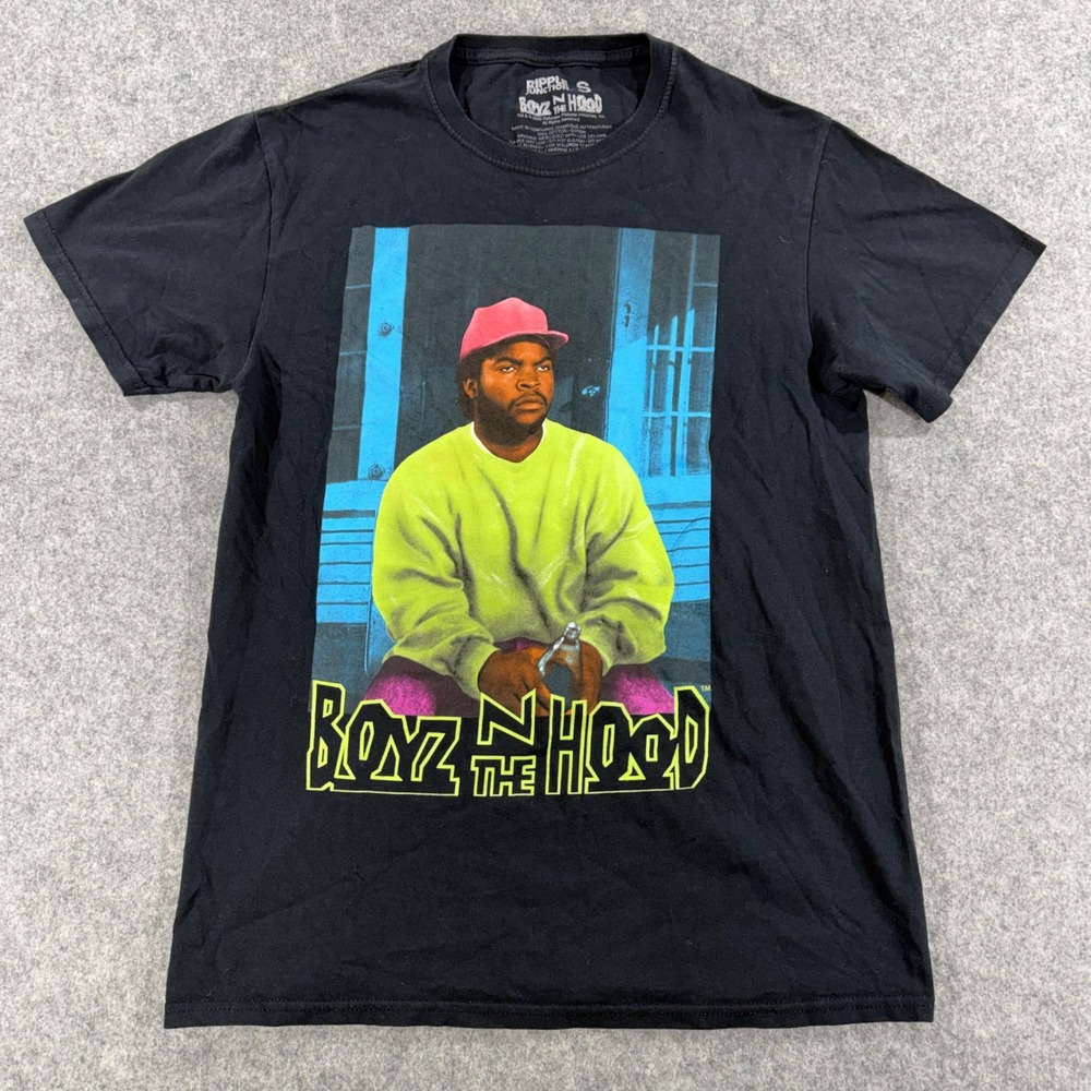 Ripple Junction Boyz N The Hood Ice Cube Doughboy Graphic Tee Mens Small Black